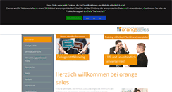Desktop Screenshot of orangesales.de