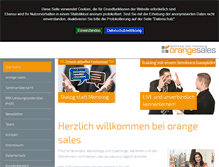 Tablet Screenshot of orangesales.de